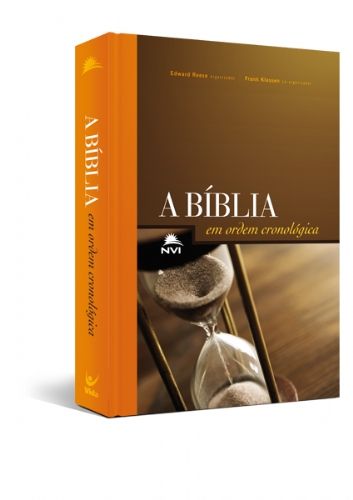 BÍBLIA EM ORDEM CRONOLÓGICA - CAPA DURA